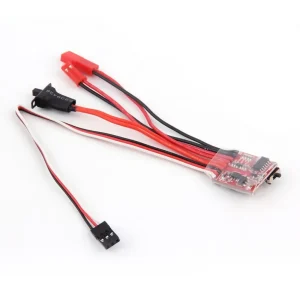 RC Car 30A ESC Brushed Forward Reverse Brake Dual Way ESC Motor Speed Controller for Motor 1/16 1/18 1/24 Car Boat Tank 10A 20A 1