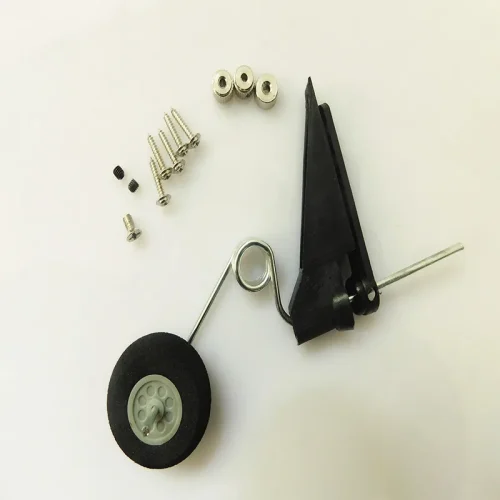 1 Set Replace Tail Wheel Assembly landing gear 60x25mm D28 /30 RC Airplane Parts Aeromodelling For Jet 540T Tires 1