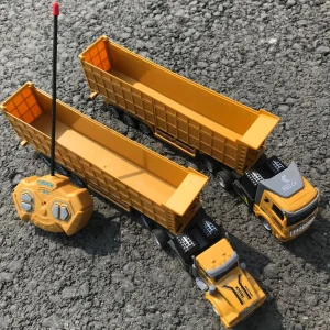 Children RC Car Remote Control Excavator RC Model Car Toys Dump Truck Bulldozer Engineering Vehicle Boys Toys for Children 1