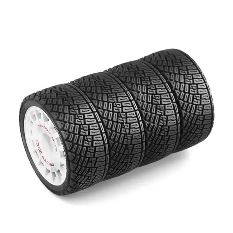 1/10 RC Racing Car Tire Rally On Road Tyre Plastic Wheel for Tamiya TT01 TT02 XV01 TA06 PTG2 HPI KYOSHO WR8 HSP Upgrades Parts 4