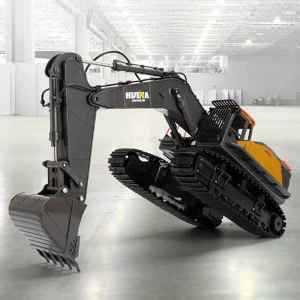 Toys HUINA 1/14 1592 RTR Tracked RC Excavator Truck Car Radio Control Digger Model 2.4G Light Sound Outdoor For Boys TH18065 1