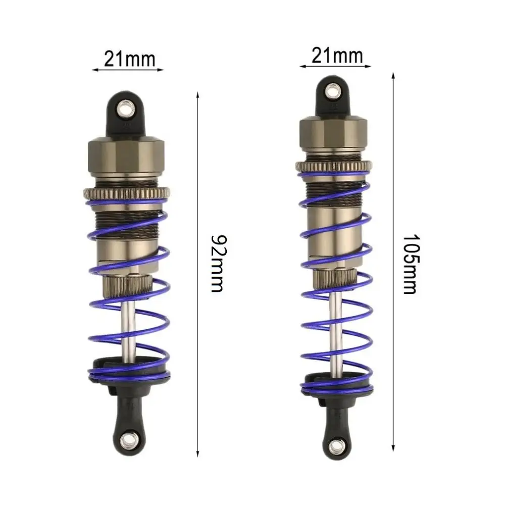 92mm Front & 105mm Rear Shock Absorber Damper Suspension for ZD Racing HSP Redcat Hongnor LRP HPI Hobao 1/10 RC Buggy Truck 6
