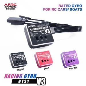 AFRC-GYS-1 V3 RACING Gyro Drift car stabilizer CNC Metal Case For 1/28 1/18 1/10 1/8 RC Cars /boats Model DIY Assembly Upgrading 1