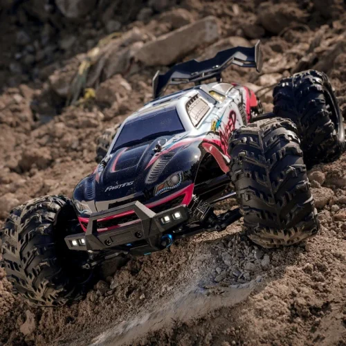 1:16 75KM/H 4WD RC Car with LED Remote Control Cars High Speed