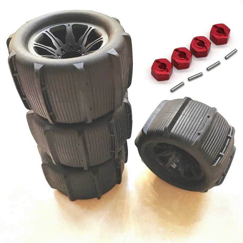 Original Tires/Wheels 4pcs/set For MJX Hyper Go 14210 1/14 RC cars Trucks spare parts 2