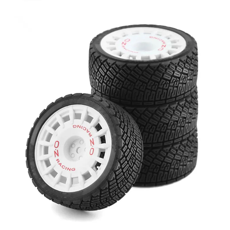 1/10 RC Racing Car Tire Rally On Road Tyre Plastic Wheel for Tamiya TT01 TT02 XV01 TA06 PTG2 HPI KYOSHO WR8 HSP Upgrades Parts 5