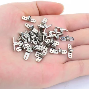 1pcs/2pcs Metal Hinge Door Upgrade Hinge for 1/10 RC Crawler Car Traxxas Trx4 1/14 Tamiya RC Truck SCANIA 770S VOLVO Accessories 1