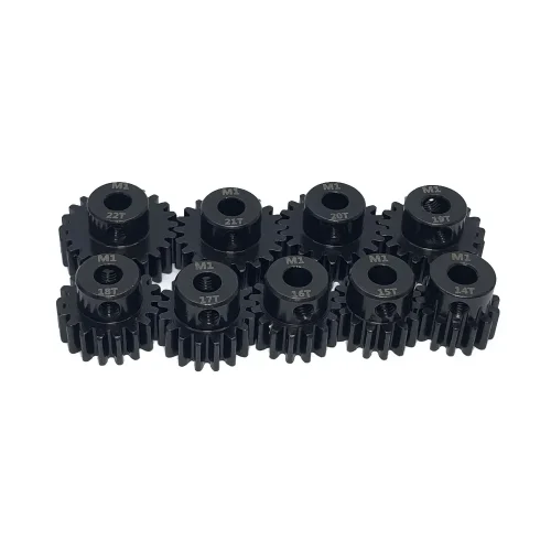 High Quality 11T-30T Material Harden M1 5mm Shaft Metal Pinion Motor Gear for 1/8 RC Buggy truggy Monster truck 1