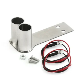 1PCS Stainless Steel RC Car Simulation Exhaust Pipe LED Modified Upgrade Part for 1/10 RC Drift Car Model Accessories 1