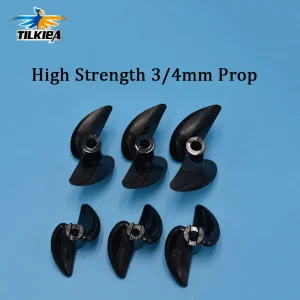 1pc RC Boat Oar Quant Two Blades Paddle 2 Blades Nylon Boat Propeller  High Strength  for 3mm/4mm Rc Prop Shaft 1