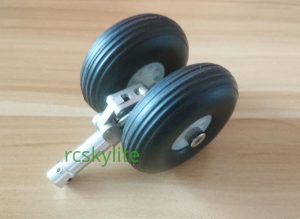 dual wheel 2.0″ oleo struts landing gear for rc jets
