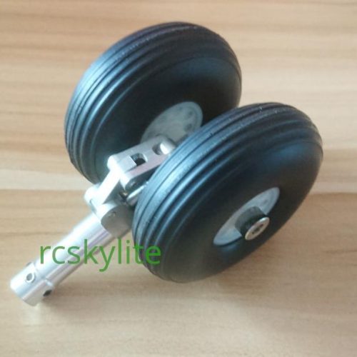 dual wheel 2.0″ oleo struts landing gear for rc jets