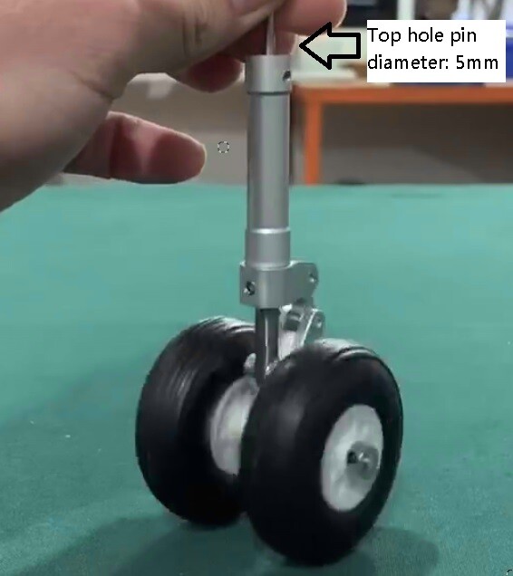 dual wheel 2.0″ oleo struts landing gear for rc jets