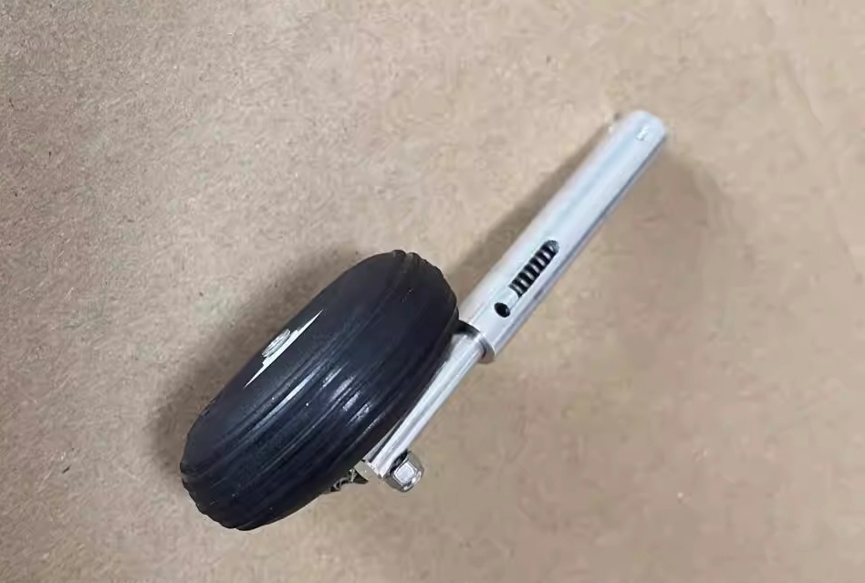 106 mm shock absorbent aluminum landing gear with 50 mm pu wheels