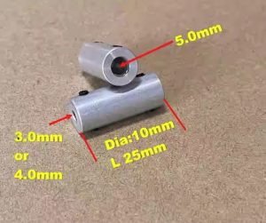 Aluminum Shaft Coupler / Adapter for RC Landing Gear