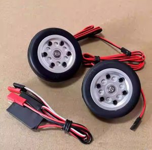 rc fixed‑wing ducted brake wheel & controller — 45 / 50 / 55 / 60 / 86 / 95mm (3.25") options