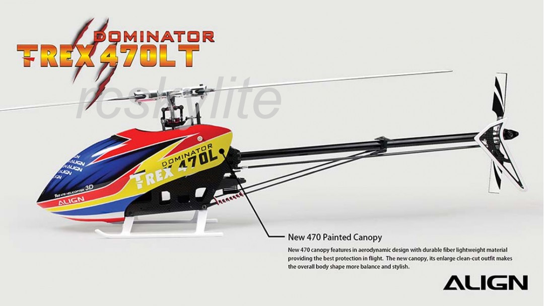 ALIGN T-REX 470LT Dominator Super Combo Torque Tube RH47E09XW