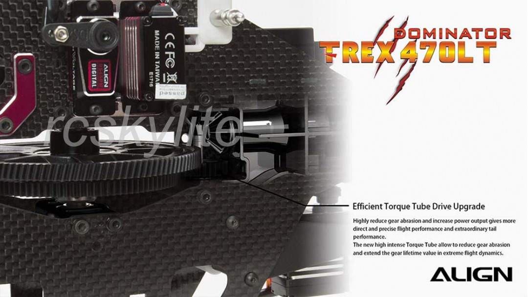 ALIGN T-REX 470LT Dominator Super Combo Torque Tube RH47E09XW