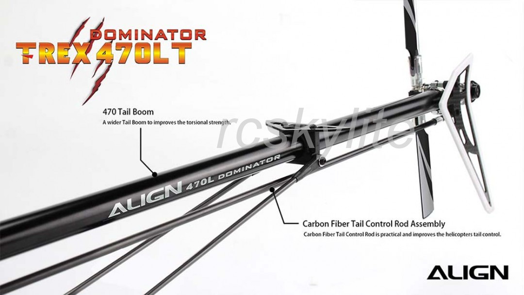 ALIGN T-REX 470LT Dominator Super Combo Torque Tube RH47E09XW